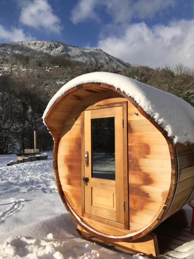 Villa Les Marmottes Pour 12 Avec Bain Nordique Privatif Camous Exterior foto